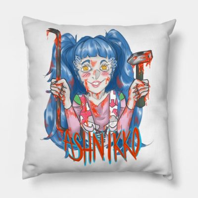 Ashnikko Throw Pillow Official Ashnikko Merch