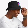 Ashnikko Fan Art - Rainbow Demidevil Bucket Hat Official Ashnikko Merch