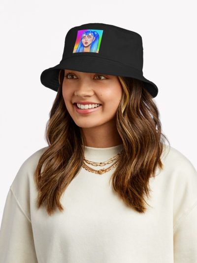 Ashnikko Fan Art - Rainbow Demidevil Bucket Hat Official Ashnikko Merch