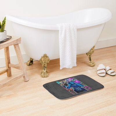 Ashnikko Blue Devil Bath Mat Official Ashnikko Merch