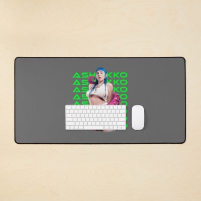 Ashnikko (Pink,Green) Premium Mouse Pad Official Ashnikko Merch