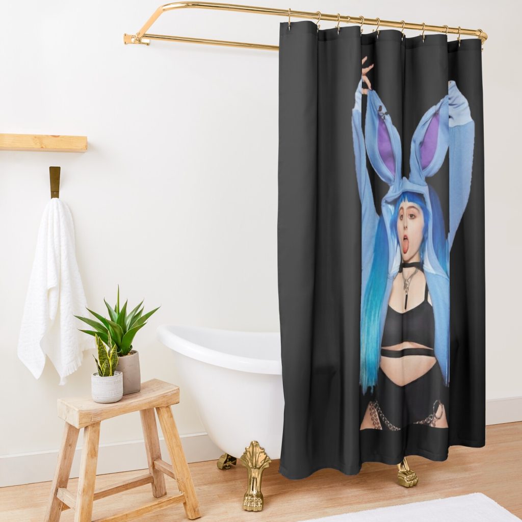 Ashnikko Classic Shower Curtain Official Ashnikko Merch