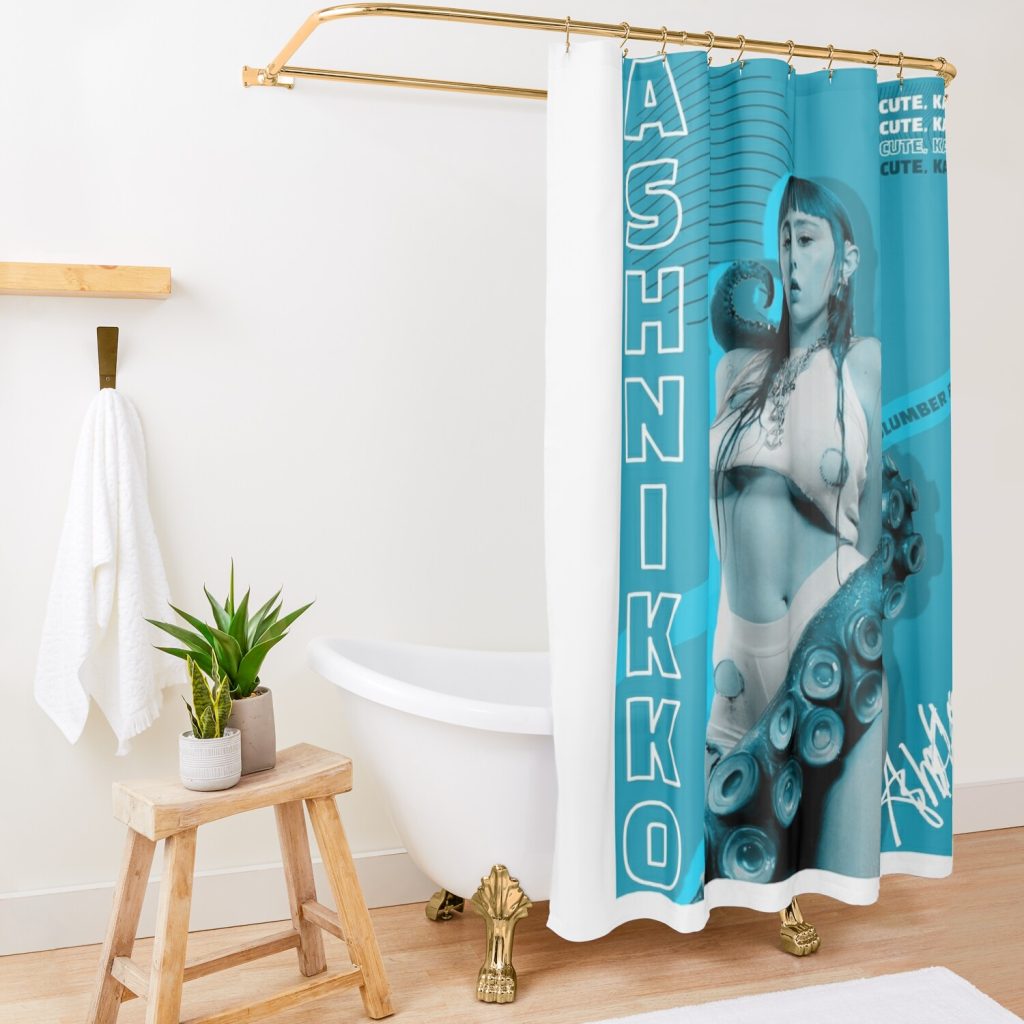 Ashnikko - Slumber Party Shower Curtain Official Ashnikko Merch