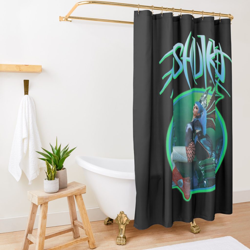 Ashnikko - Ashnikko Anime Bunny - Ashnikko Lover Shower Curtain Official Ashnikko Merch