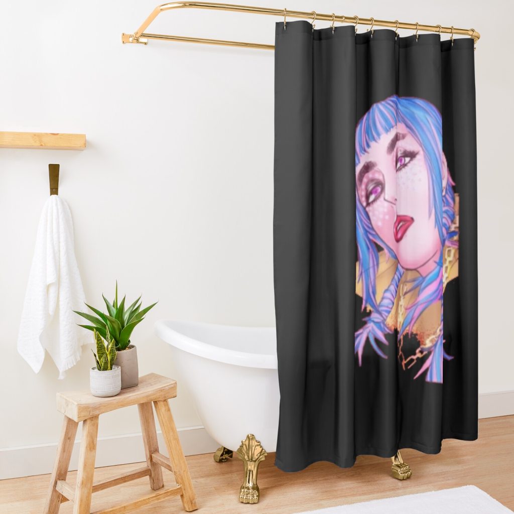 *Exclusive* Best Selling Ashnikko Shower Curtain Official Ashnikko Merch