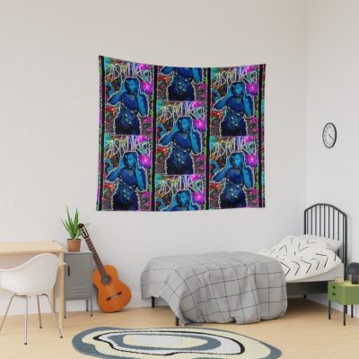 Ashnikko Blue Devil  Classic Tapestry Official Ashnikko Merch