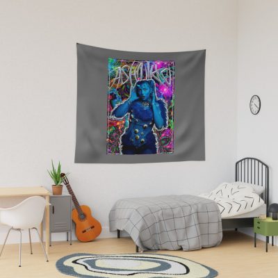 Ashnikko Blue Devil  Classic Tapestry Official Ashnikko Merch